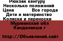 Рюкзак кенгуру 0 . Несколько положений › Цена ­ 1 000 - Все города Дети и материнство » Коляски и переноски   . Мурманская обл.,Кандалакша г.